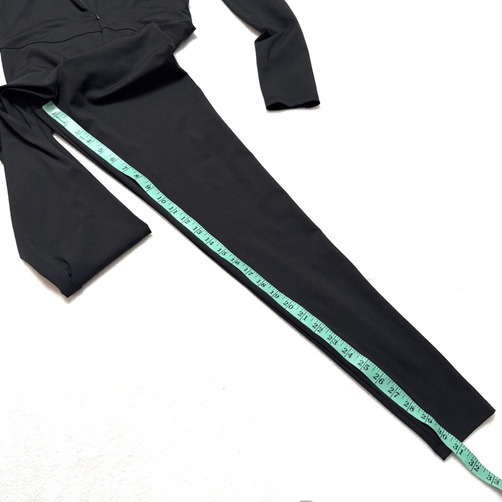 Y-3 Yohji Yamamoto Adidas Womens sz L Catsuit Black Bodysuit Jumpsuit Stretch - Picture 10 of 11